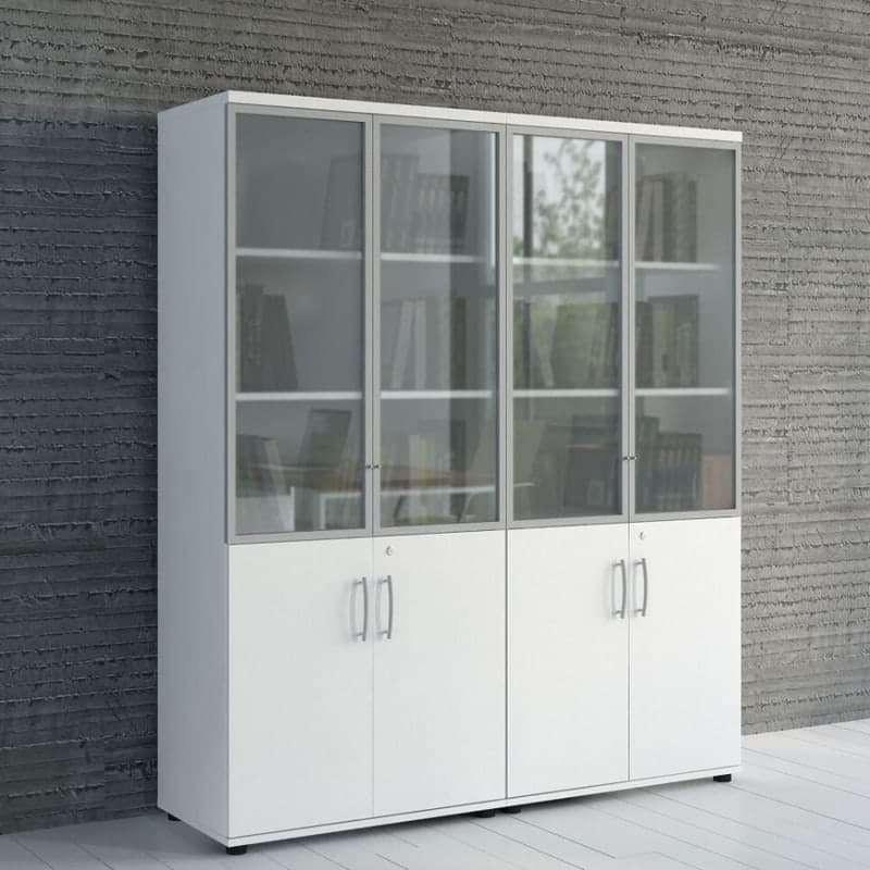 Armoire haute semi-vitrée STANDARD
