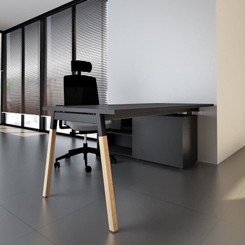 Bureau avec rangement OGI W - MDD