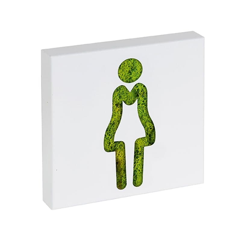 Cadre signalétique en mousse FEMME