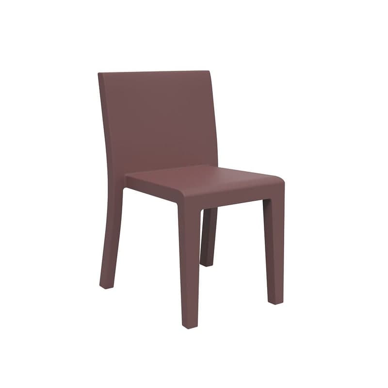 Chaise design in & out JUT - grenat