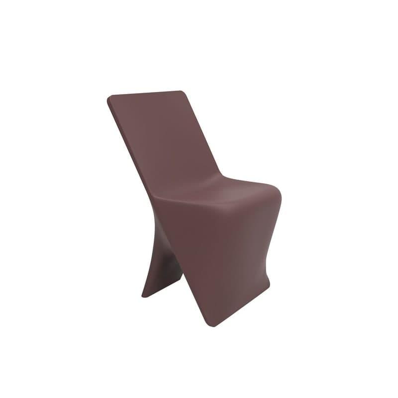 Chaise design in & out PAL - grenat