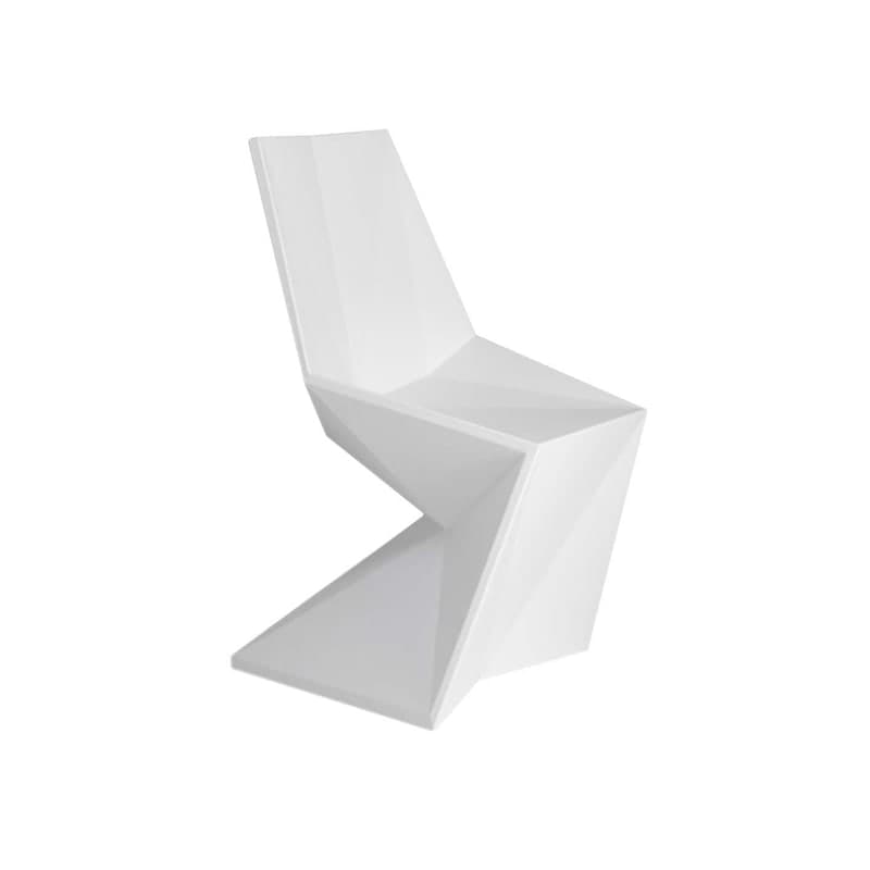 Chaise design in & out VERTEX - blanc