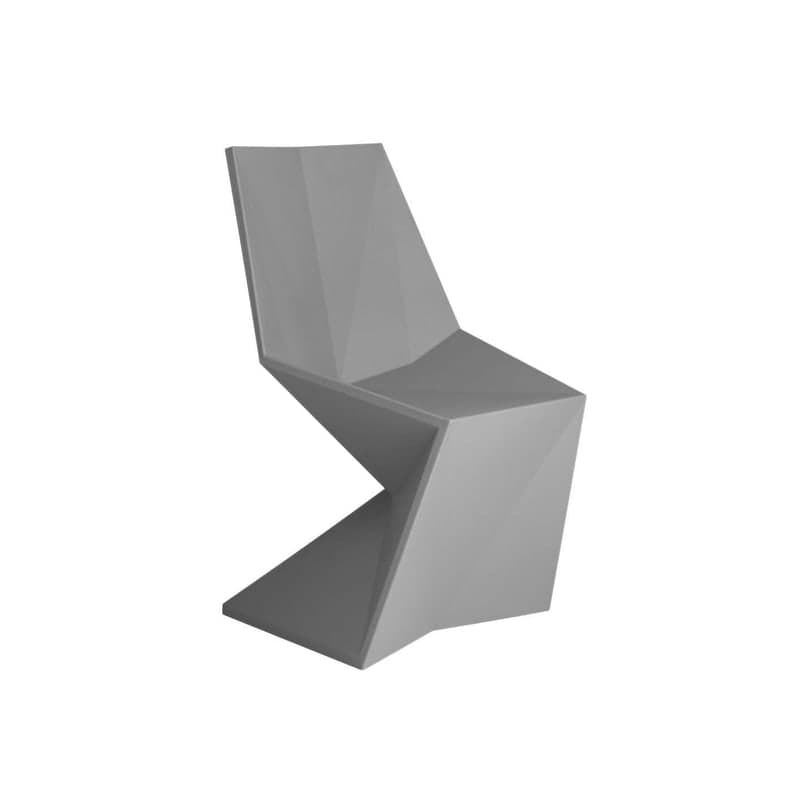 Chaise design in & out VERTEX - gris