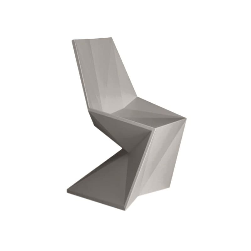 Chaise design in & out VERTEX - tortora