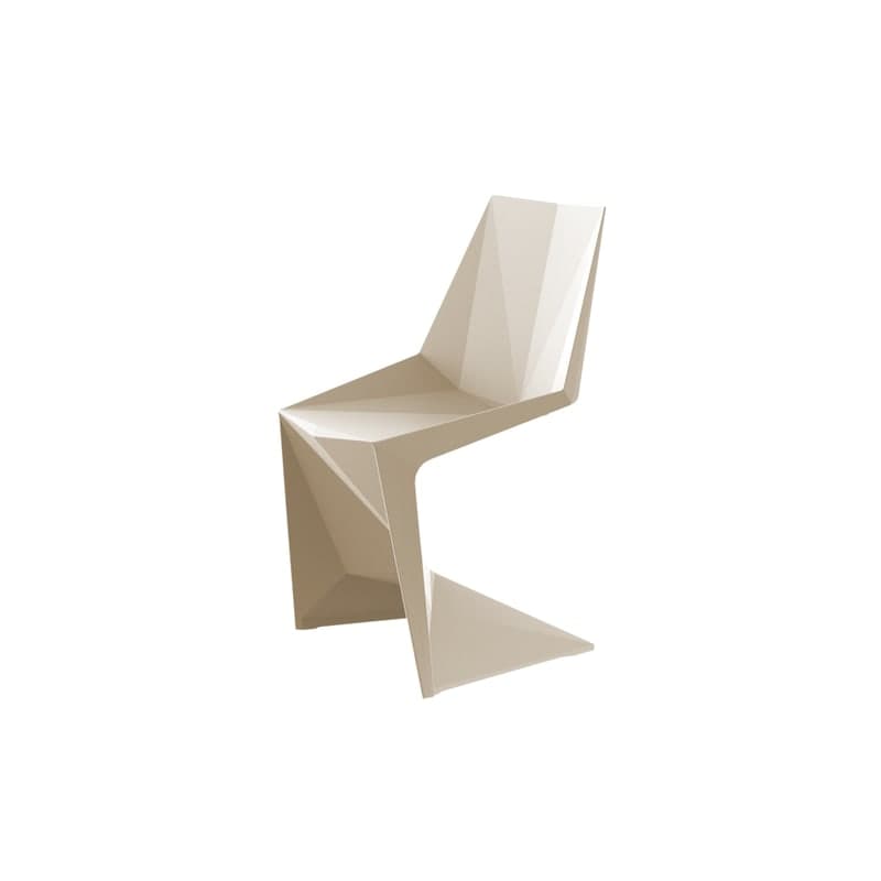 Chaise design in & out VOXEL - écru