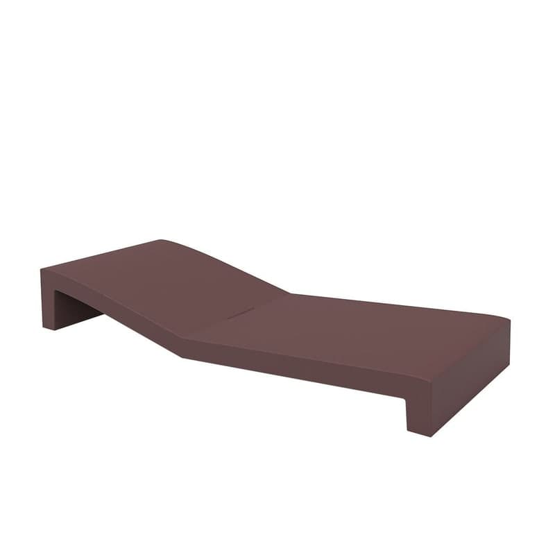 Chaise longue design JUT - grenat