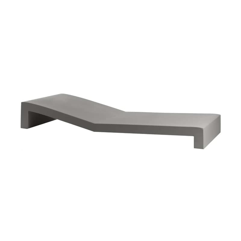 Chaise longue design JUT - gris