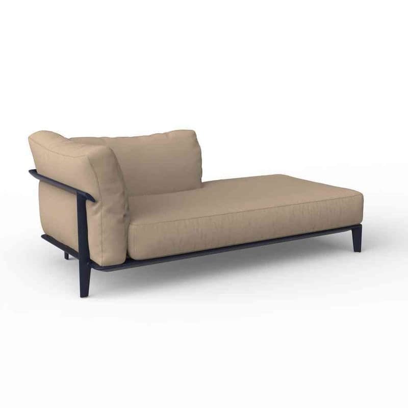 Chaise-longue gauche PASADENA - bleu