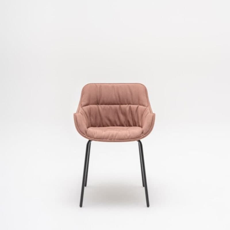 Chaise pied métal BALTIC Soft Duo