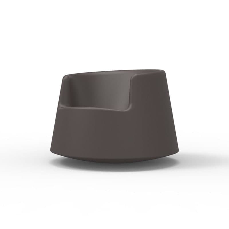 Fauteuil à bascule ROULETTE - brown