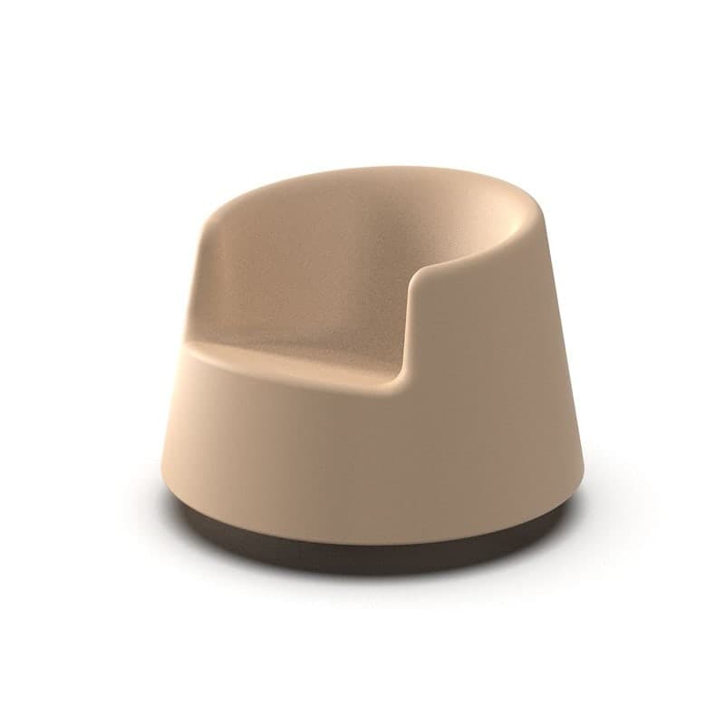 Fauteuil à bascule ROULETTE - camel