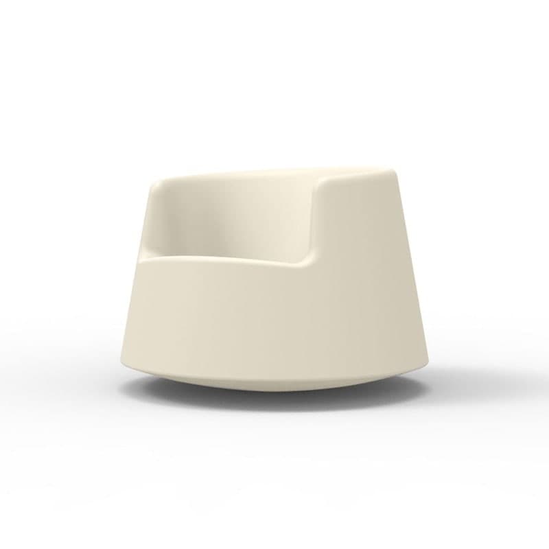 Fauteuil à bascule ROULETTE - ecru