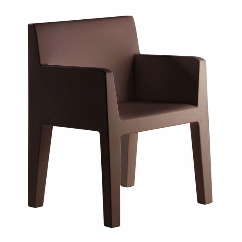 Fauteuil design in & out JUT - marron