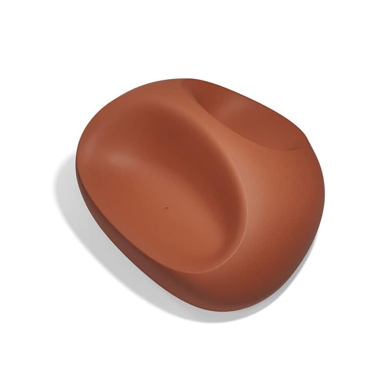 Fauteuil double in & out STONE - argile
