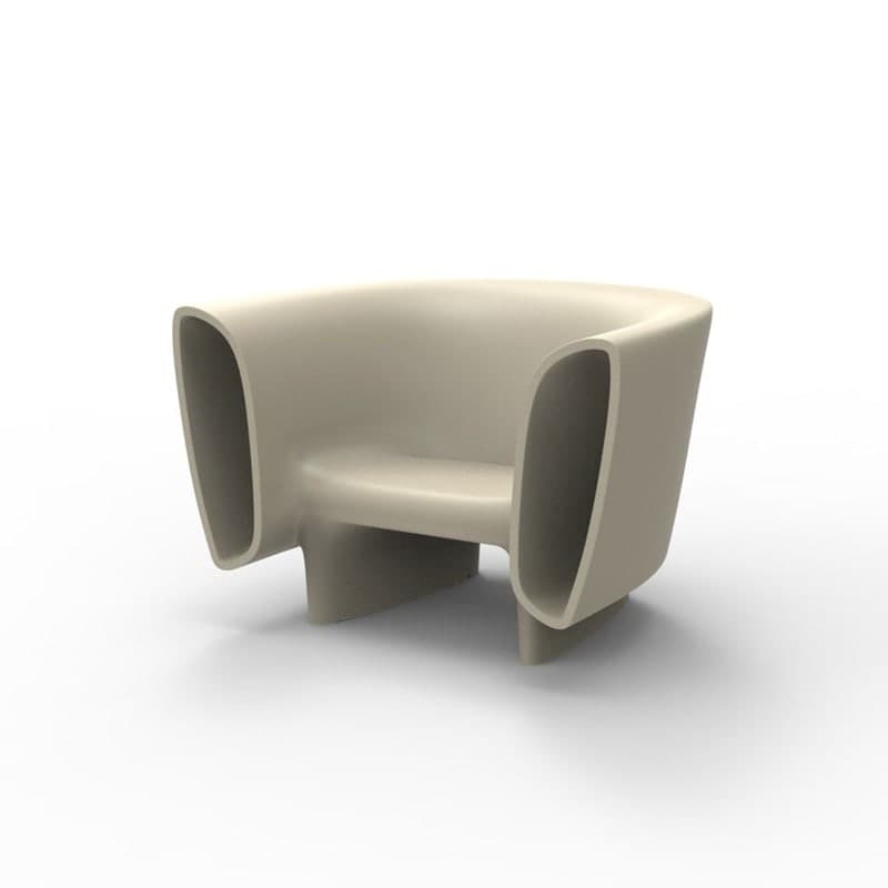 Fauteuil lounge BUM-BUM - Écru