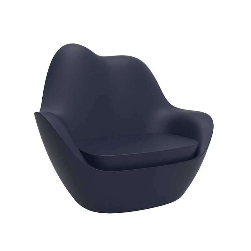 Fauteuil lounge in & out SABINAS  - bleu
