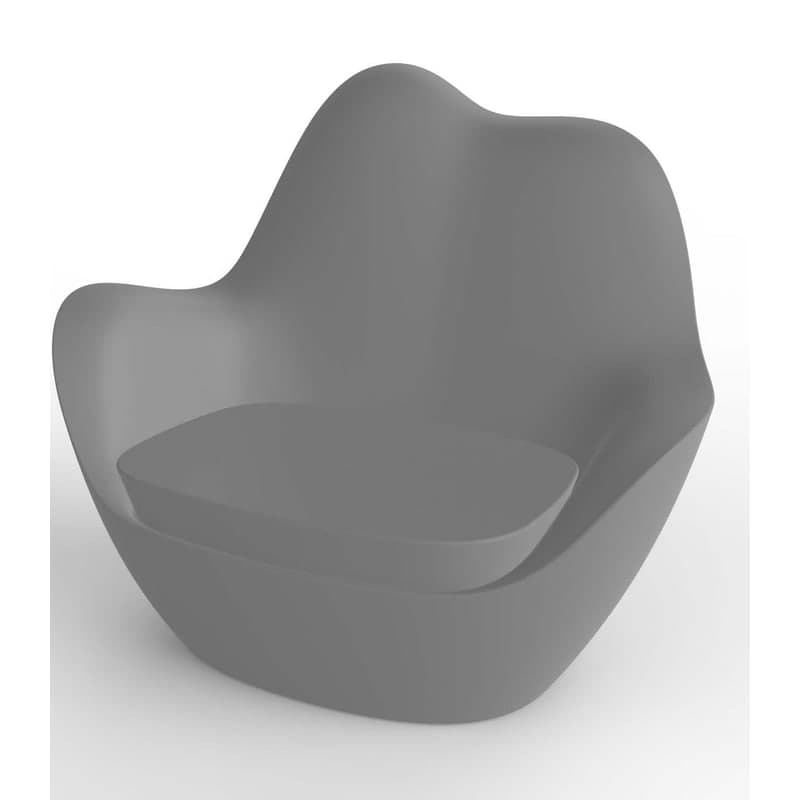 Fauteuil lounge in & out SABINAS  - gris