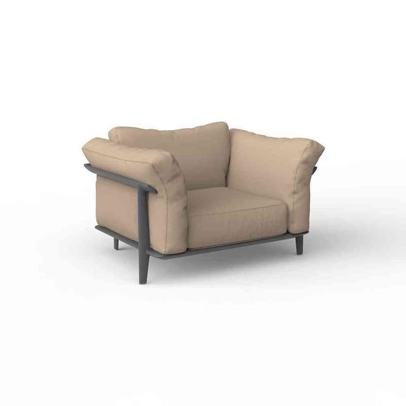 Fauteuil lounge PASADENA - anthracite