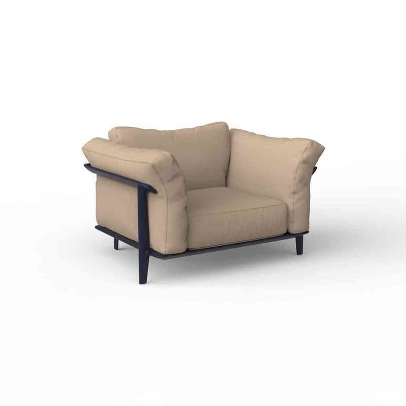 Fauteuil lounge PASADENA - bleu