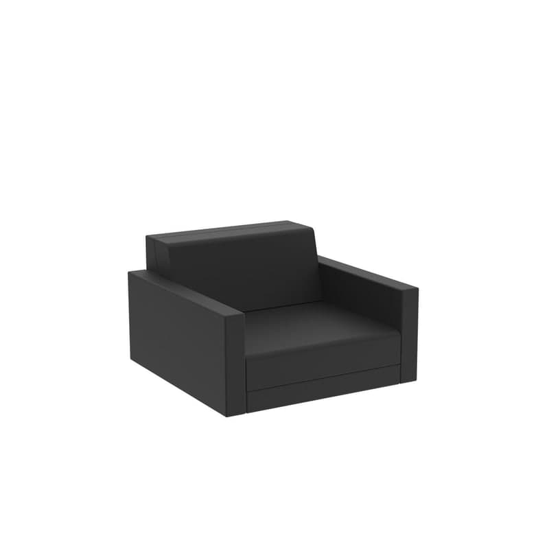 Fauteuil lounge PIXEL - Noir