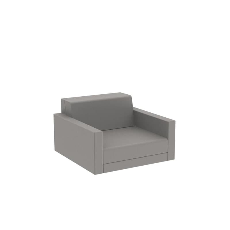 Fauteuil lounge PIXEL - Tortora