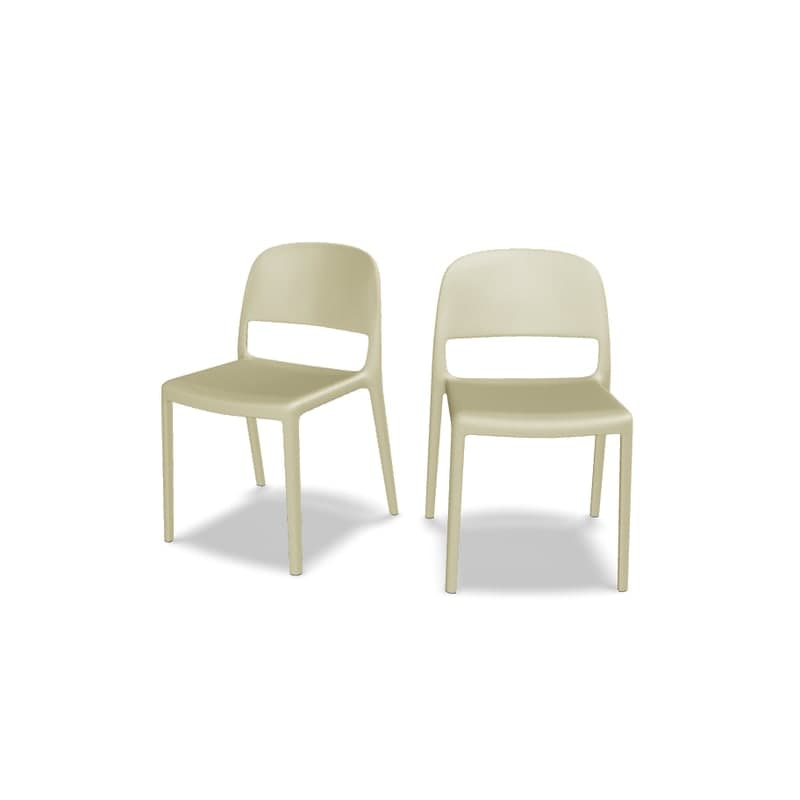 Lot de 2 chaises BLENDY - jaune