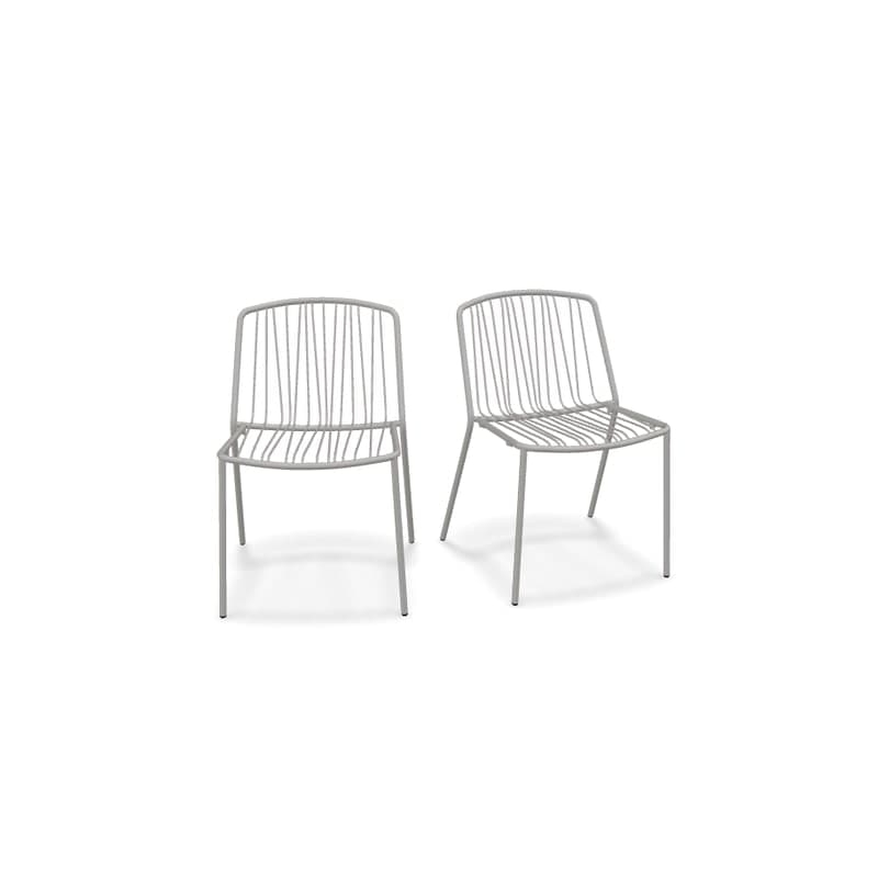 Lot de 2 chaises in & out BRIS - beige