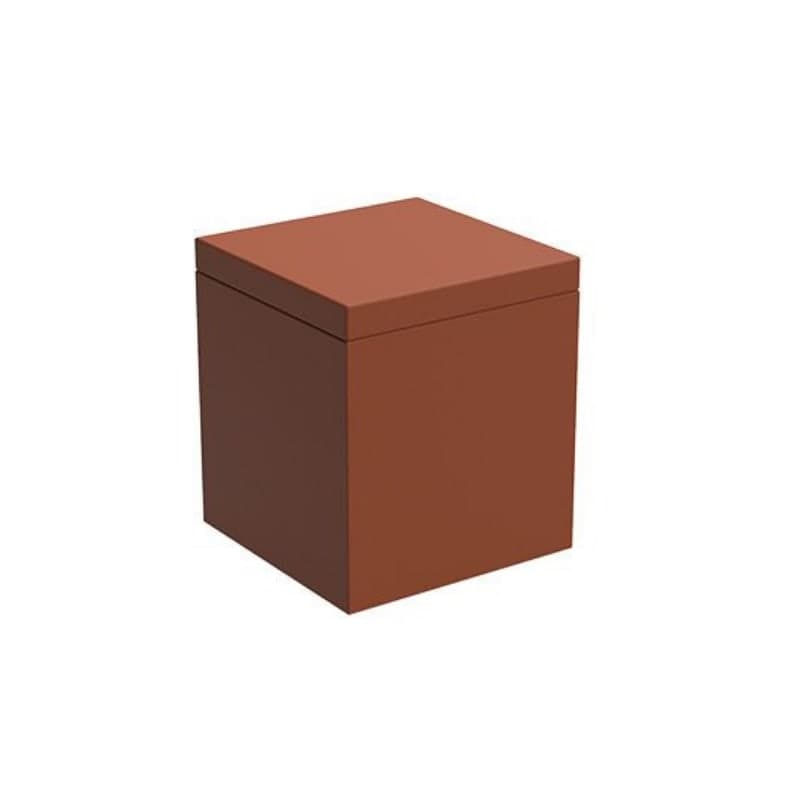 Pouf design in & out JUT CHILL - argile