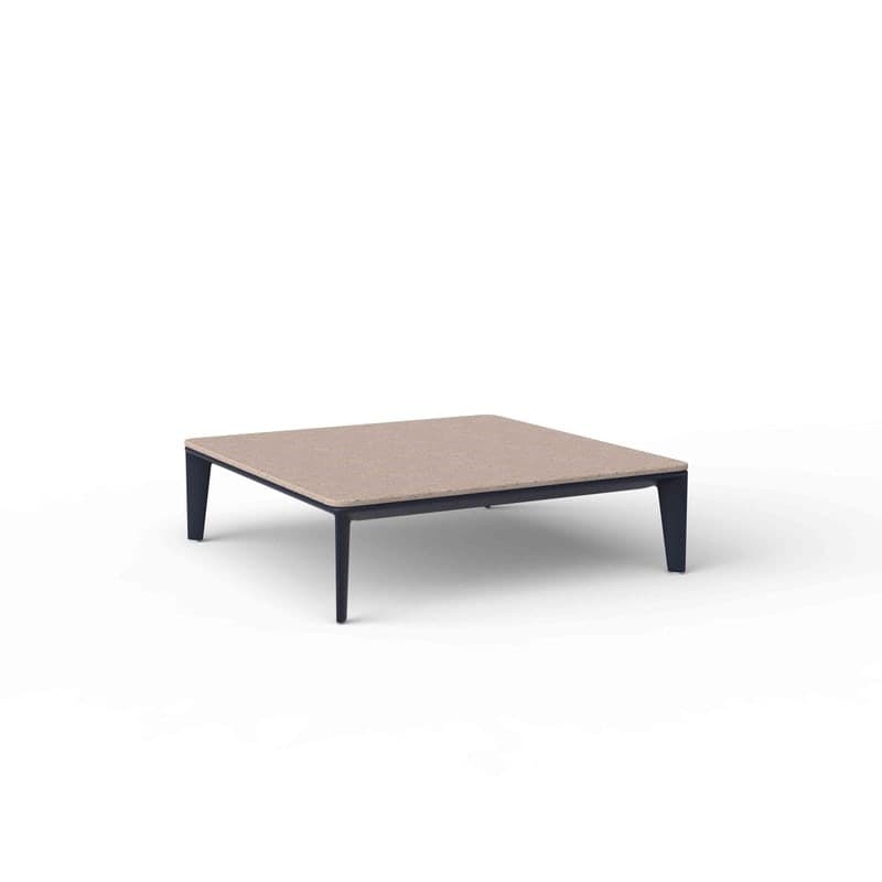 Table basse 100x100 PASADENA - bleu