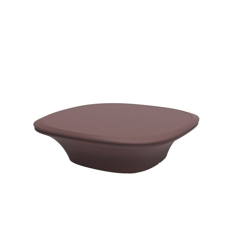 Table basse design UFO - grenat