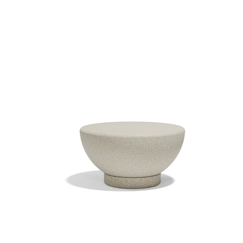 Table basse LUNA Ø60x33 - Ecru granit