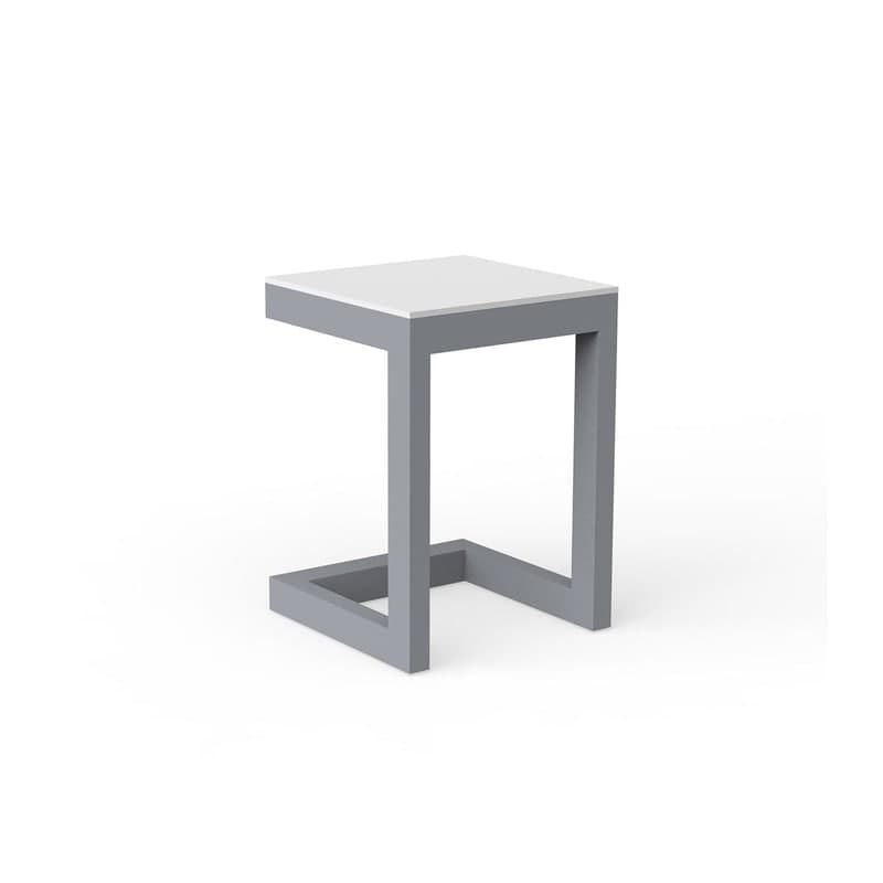 Table basse Posidonia en C - gris