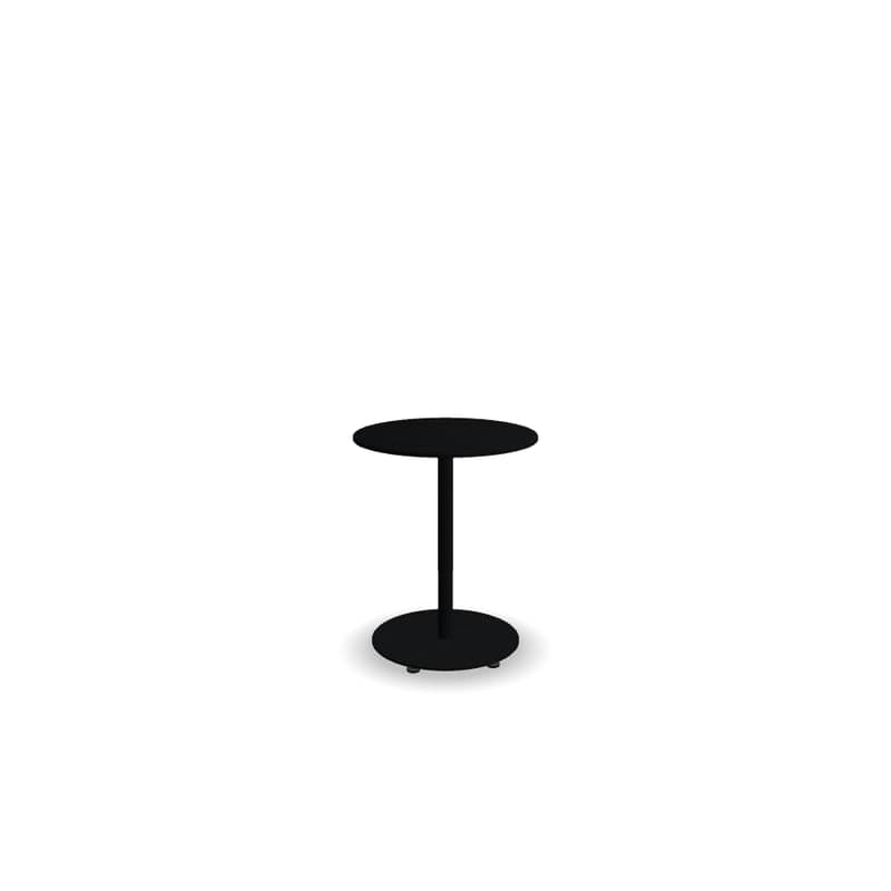 Table de café ronde 60x60 BOLT - noir