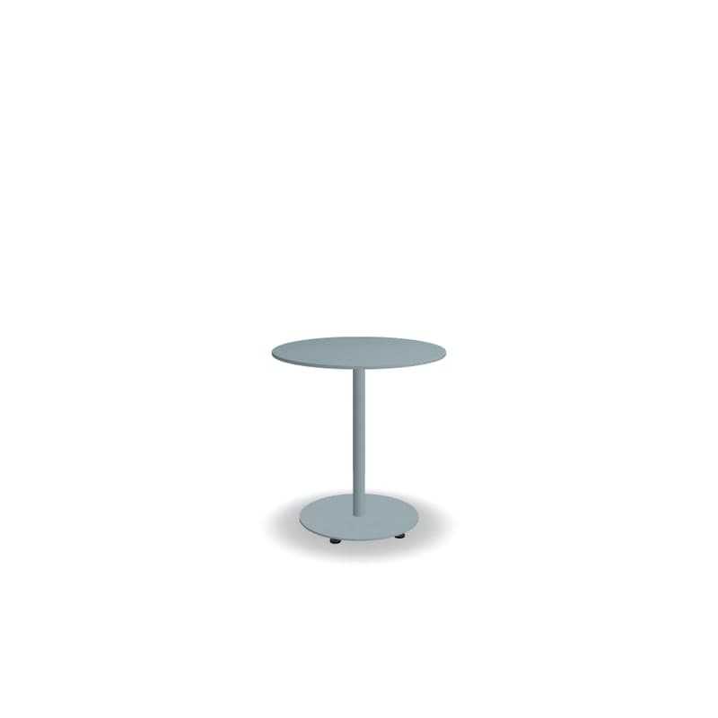 Table de café ronde 70x70 BOLT - bleu