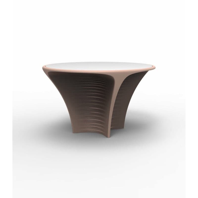 Table design in & out BIOPHILIA  - camel
