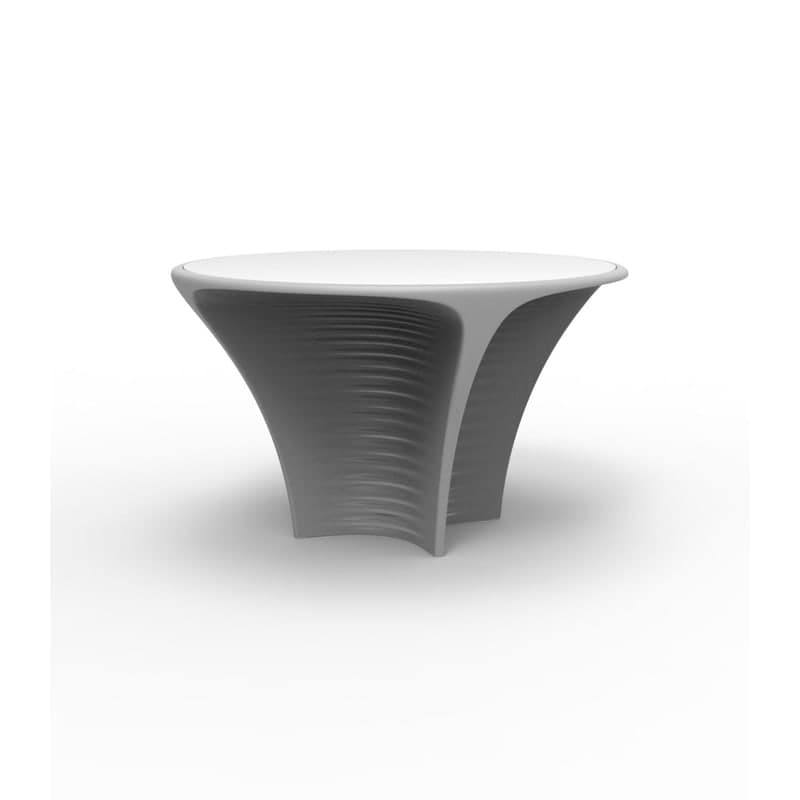 Table design in & out BIOPHILIA  - gris