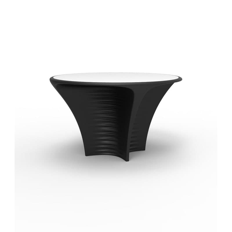 Table design in & out BIOPHILIA  - noir