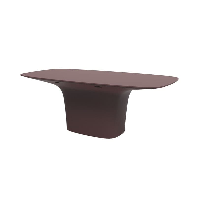 Table design in & out UFO - grenat