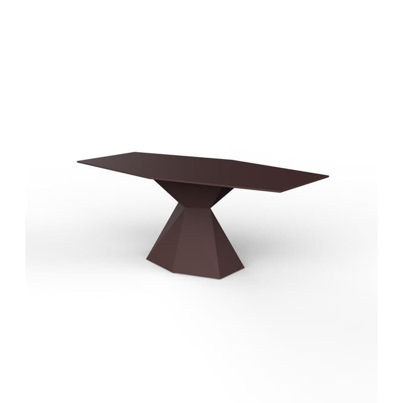 Table design in & out VERTEX - grenat