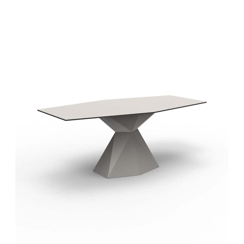 Table design in & out VERTEX - tortora