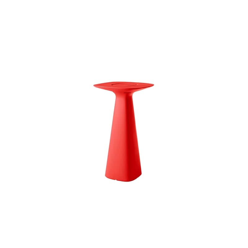 Table haute AMELIE UP - rouge