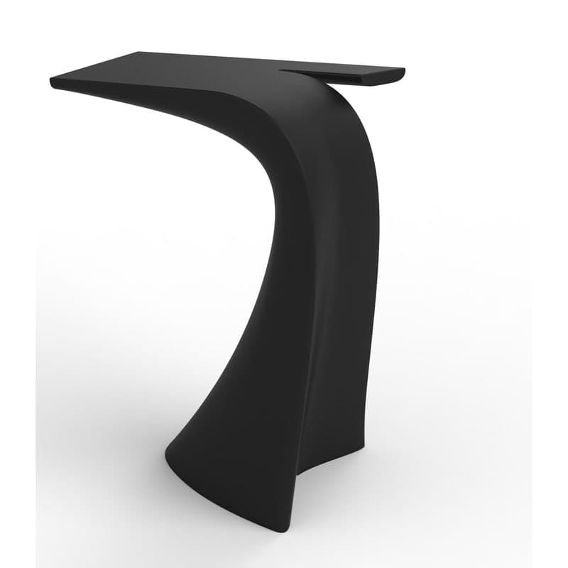 Table haute design in & out WING - noir