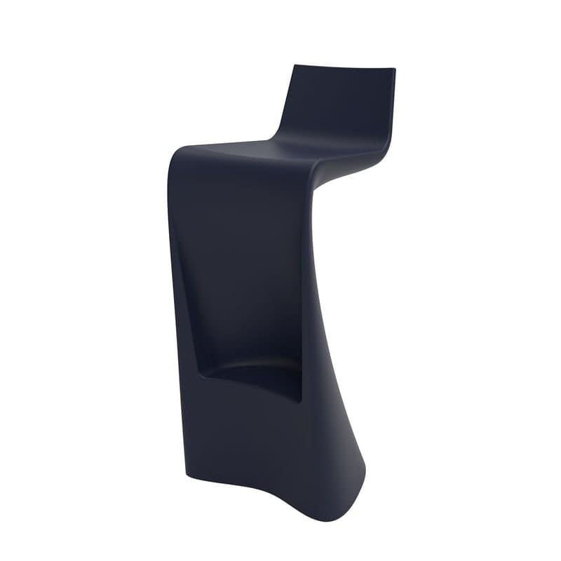 Tabouret de bar design WING - bleu