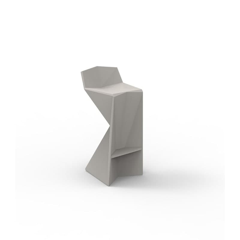Tabouret haut in & out VERTEX - tortora