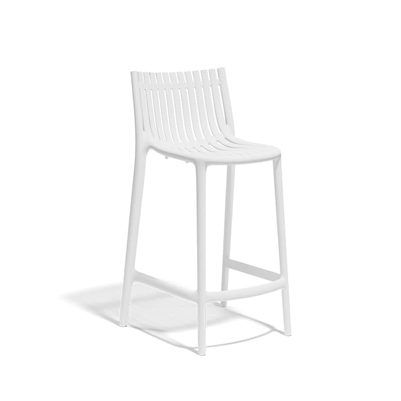 Tabouret in & out H103 IBIZA - blanc