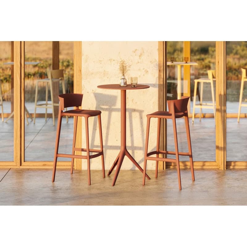 Tabouret in & out H85 AFRICA - VONDOM