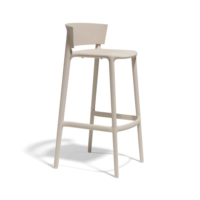 Tabouret in & out H94 AFRICA - écru
