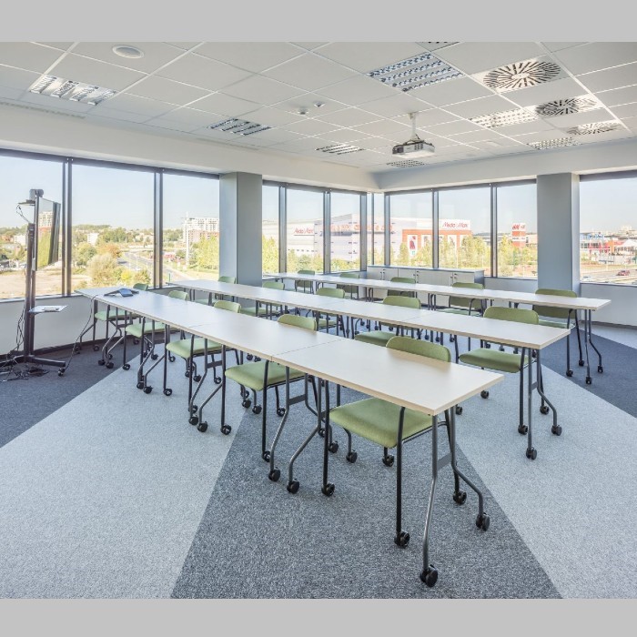 Table modulaire, idéale pour salle polyvalente, de réunion, de formation EASY MDD