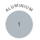 coloris piètement métal bureau aluminium