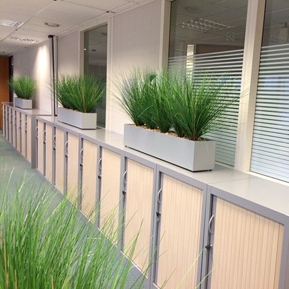 Plante artificielle d'intérieur de 158 cm, plantes vertes artificielles  avec bassin en plastique, fausses plantes vertes pour décoration d'intérieur